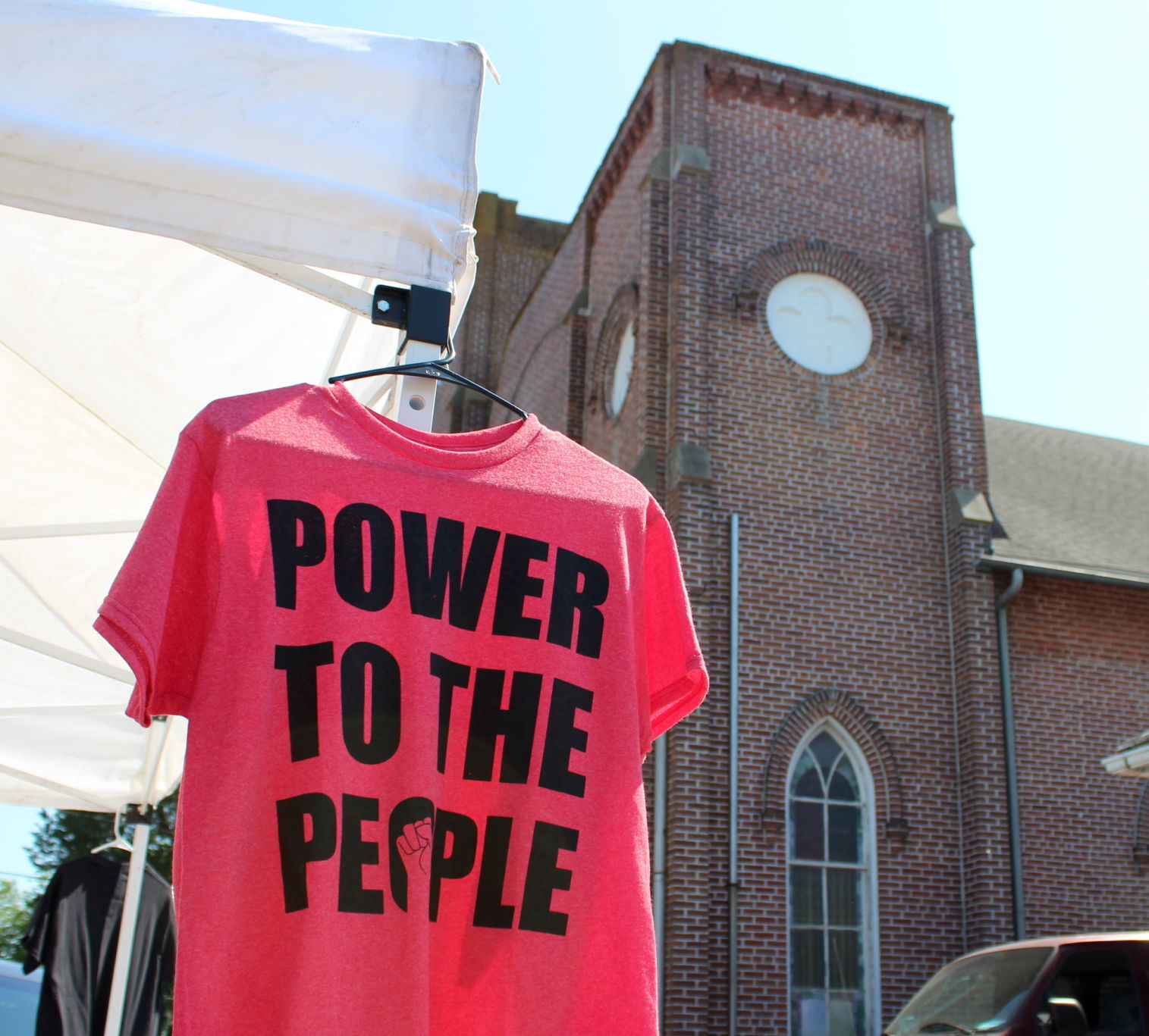 Justice for Ra Street Event t-shirt
